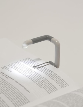 Mini lámpara para leer LED Kikkerland