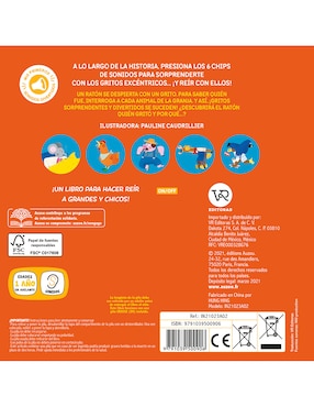 Libro Gritos graciosos en la granja de Auzou