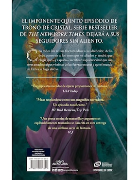 Libro Imperio de tormentas de Sarah J. Maas