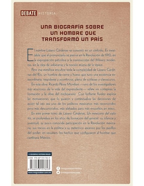 Libro Lázaro Cárdenas. Un mexicano del siglo XX de Ricardo Pérez Montfort