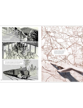 Libro Homenaje a Cataluna (Adaptación gráfica) de George Orwell