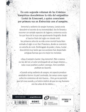 Libro Lestat el vampiro de Anne Rice