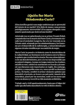Libro Marie Curie de Adela Munoz Páez