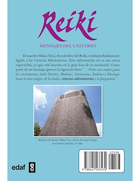 Libro Reiki. Mensajes del Universo