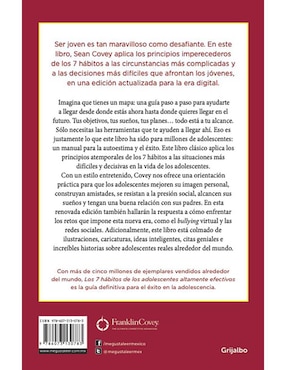 Libro Los 7 hábitos de los adolescentes altamente efectivos, Sean Covey