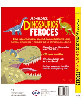 Libro Asombrosos dinosaurios feroces de Joshua George / Matt O'Neil