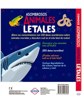 Libro Asombrosos animales letales de Joshua George / Matt O'Neil