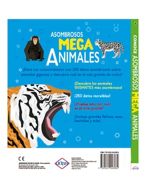 Libro Asombrosos mega animales de Joshua George / Matt O'Neil