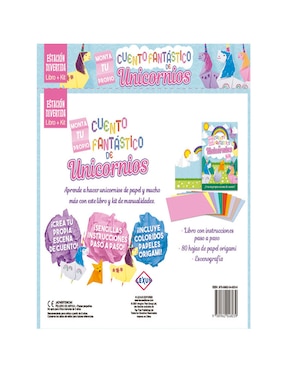 Libro Monta tu cuento fantástico de unicornios de Lexus