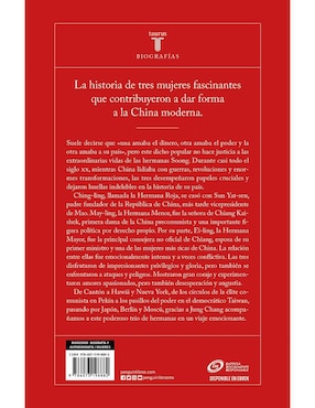 Libro Las hermanas Soong de Jung Chang