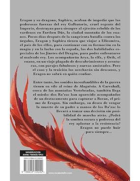 Libro Eldest, Christopher Paolini