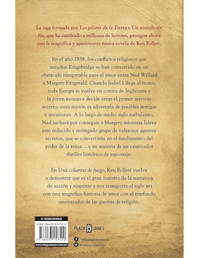 Libro Una columna de fuego, Ken Follett