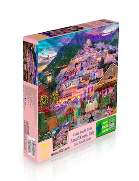 Rompecabezas Costa Amalfi, Italia Wuundentoy 500 piezas