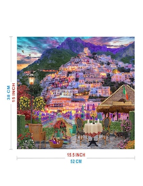Rompecabezas Costa Amalfi, Italia Wuundentoy 500 piezas