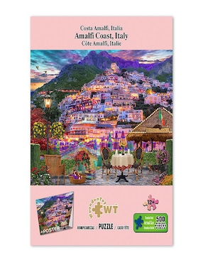 Rompecabezas Costa Amalfi, Italia Wuundentoy 500 piezas