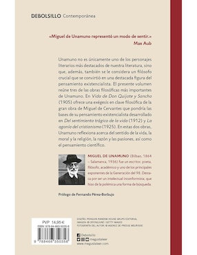 Libro Del sentimiento trágico de la vida y otros ensayos de Miguel de Unamuno