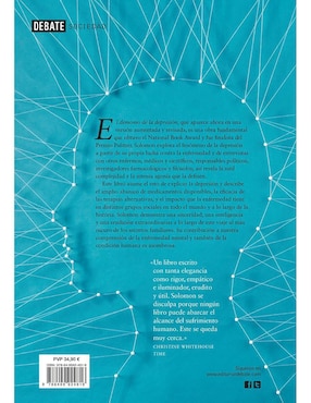 Libro El demonio de la depresión de Andrew Solomon