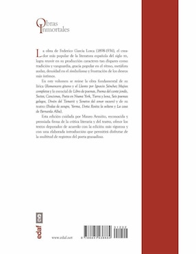 Libro Lorca Esencial de Federico García