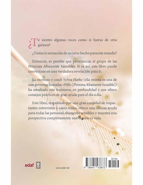 Libro Personas altamente sensibles, Sylvia Harke