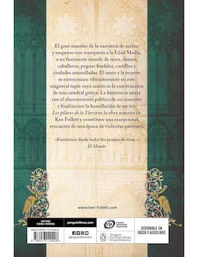 Libro Los Pilares De La Tierra de Ken Follett