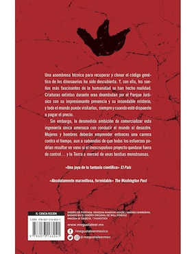 Libro Jurassic Park de Michael Crichton