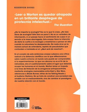 Libro Reciclar La Ecología de Timothy Morton