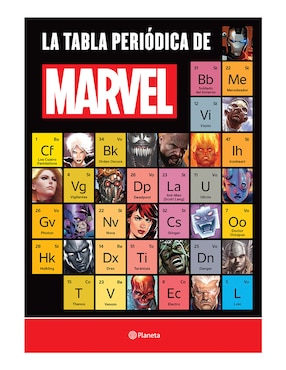 Imagen de producto Libro La tabla periódica de marvel de Marvel