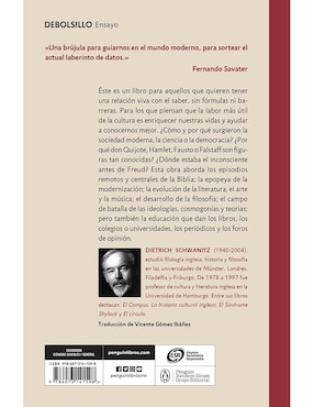 Libro La cultura de Dietrich Schwanitz