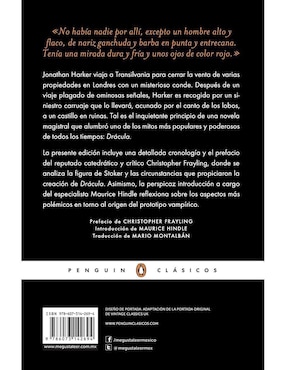 Libro Drácula de Bram Stoker