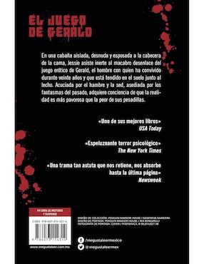 Libro El juego de Gerald de King, Stephen