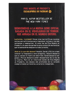 Libro Five Nights at Freddy's Escalofríos de Fazbear #1 La Alberca de Pelotas de Scott Cawthon / Elley Cooper