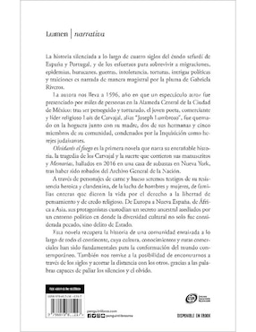 Libro Olvidarás el fuego de Riveros, Gabriela