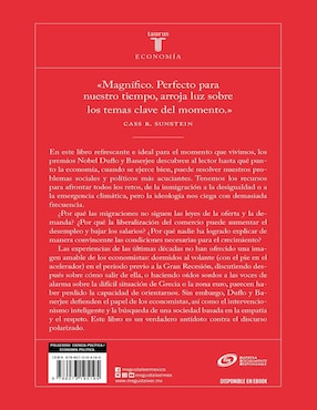 Libro Buena economía para tiempos difíciles de Abhijit Banerjee/ Esther Duflo
