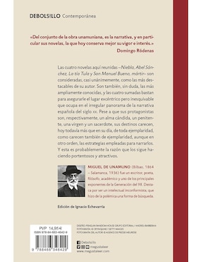 Libro Novelas poco ejemplares de Miguel de Unamuno