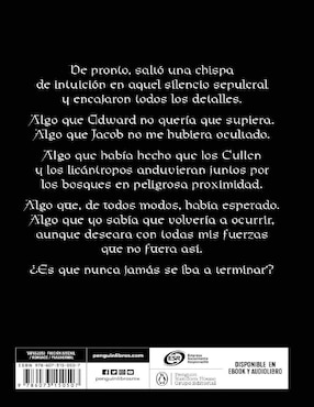 Libro Eclipse Crepúsculo 3 de Meyer Stephenie