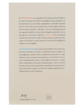 Libro Sentir y saber de Antonio Damasio