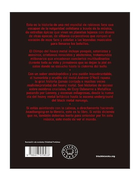 Libro La historia del Heavy Metal de Andrew O´Neil