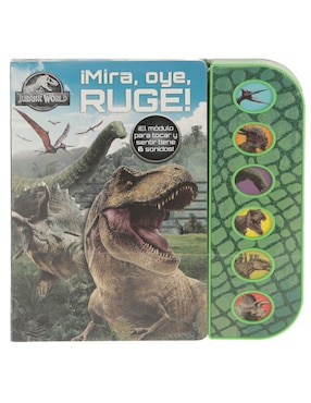 Libro Jurassic World ¡Mira, oye, ruge! de Universal