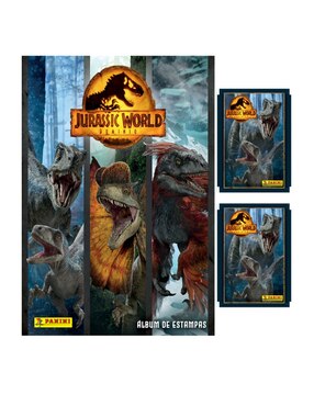Estampas para álbum de Jurassic World Dominion Panini Coleccionable
