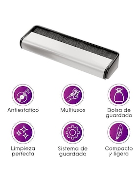Brocha para limpiar vinil y acetato Arieta