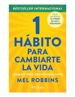 Imagen de producto Libro 1 hábito para cambiarte la vida de Mel Robbins