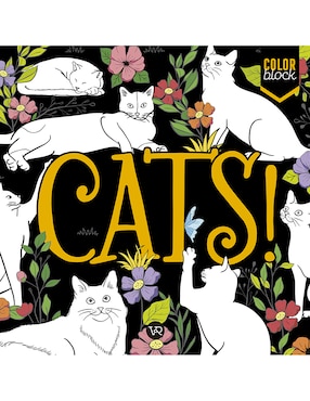 Libro Color Block Cats de Carolina Marando