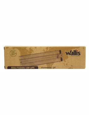 Regla plegable con lupa Wallis