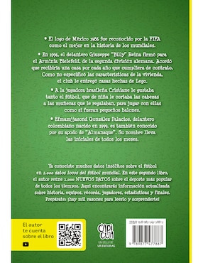 Libro 1000 nuevos datos locos del futbol mundial de Aníbal Litvin