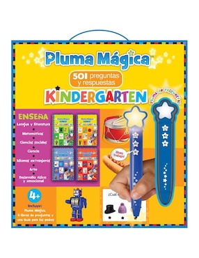 Set 4 Libros Pluma Mágica Kindergarten De Pikids