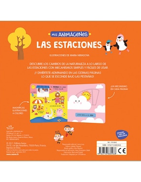 Libro Mis animágenes: las estaciones de Ilustradora María Neradova