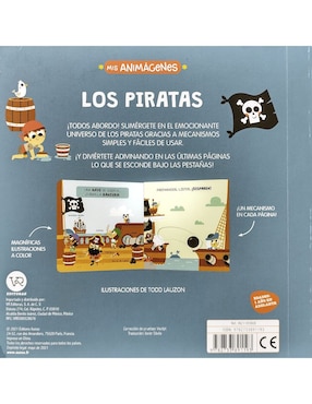 Libro Mis animágenes: los piratas de Todd Lauzon