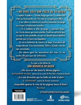 Libro Legado Hawthorne. Una Herencia En Juego 2 de Barnes, Jennifer Lynn