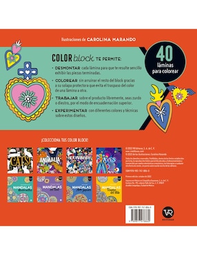 Libro Color block milagritos de Carolina Marando