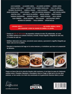 Libro Grandes chefs mexicanos fuego de Ediciones larousse